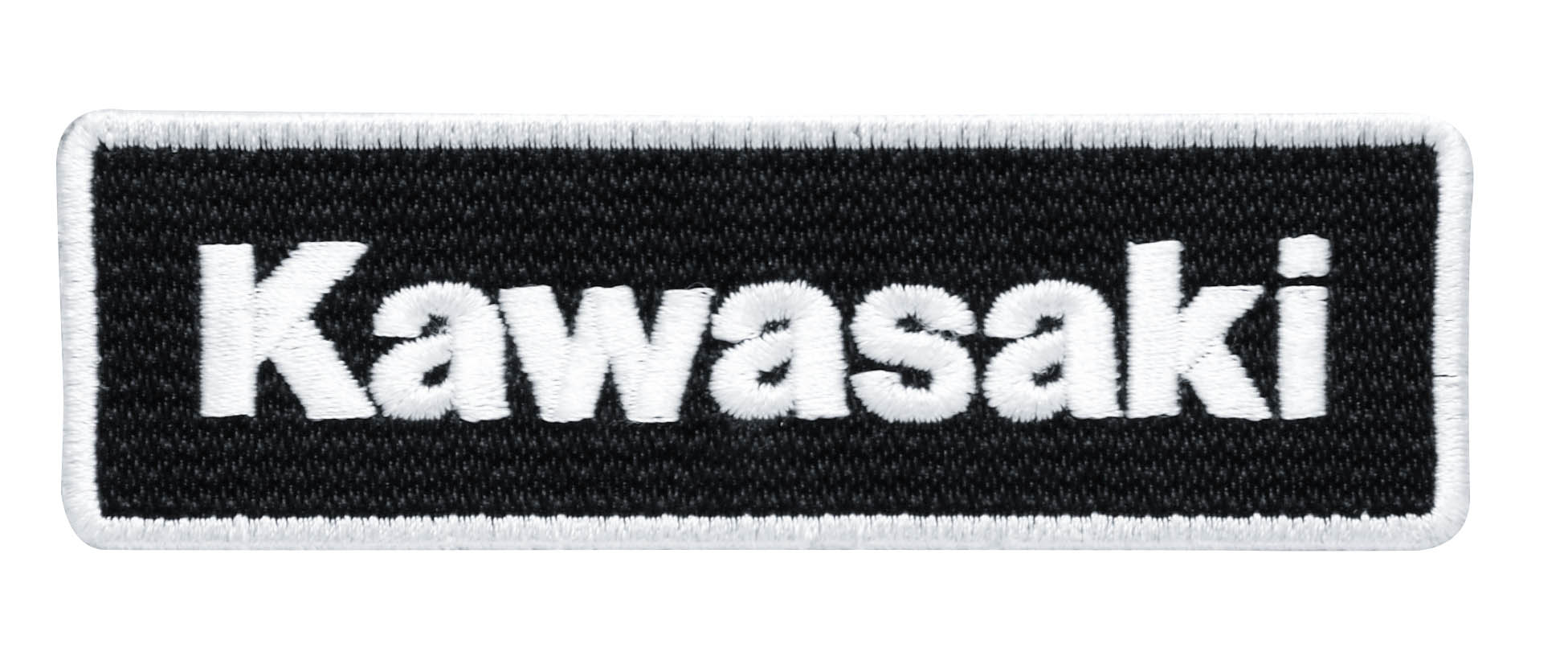 カワサキ刺繍ワッペン Kawasaki ブラック